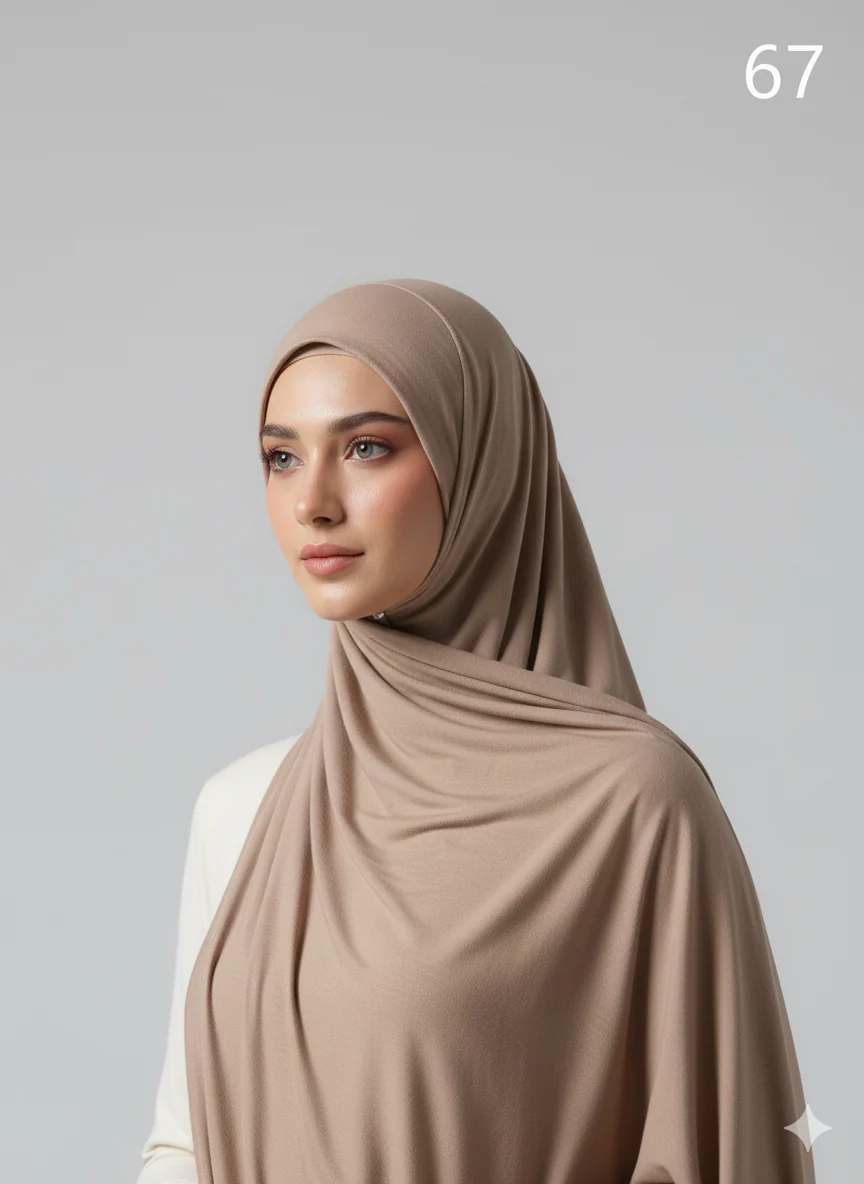 Jersey Stretchy Large Hijab - Image 11