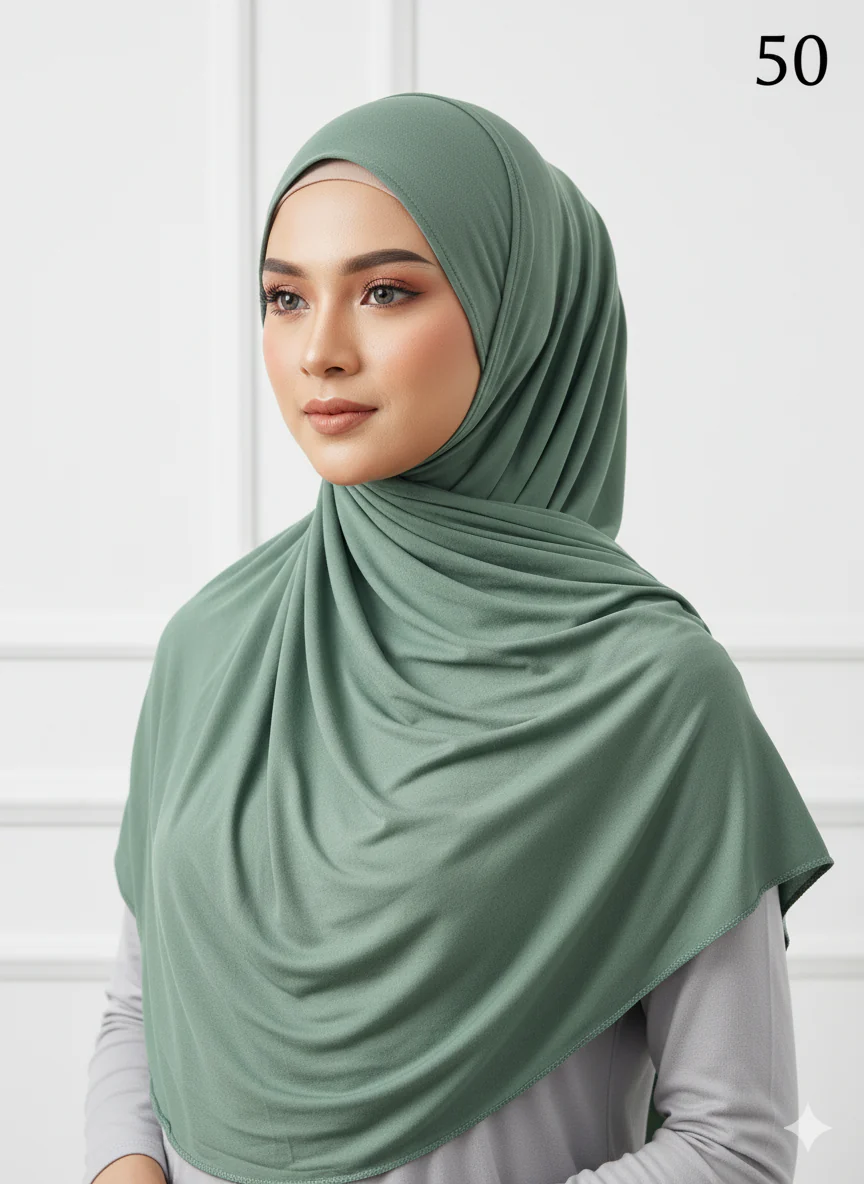 Jersey Stretchy Large Hijab - Image 12