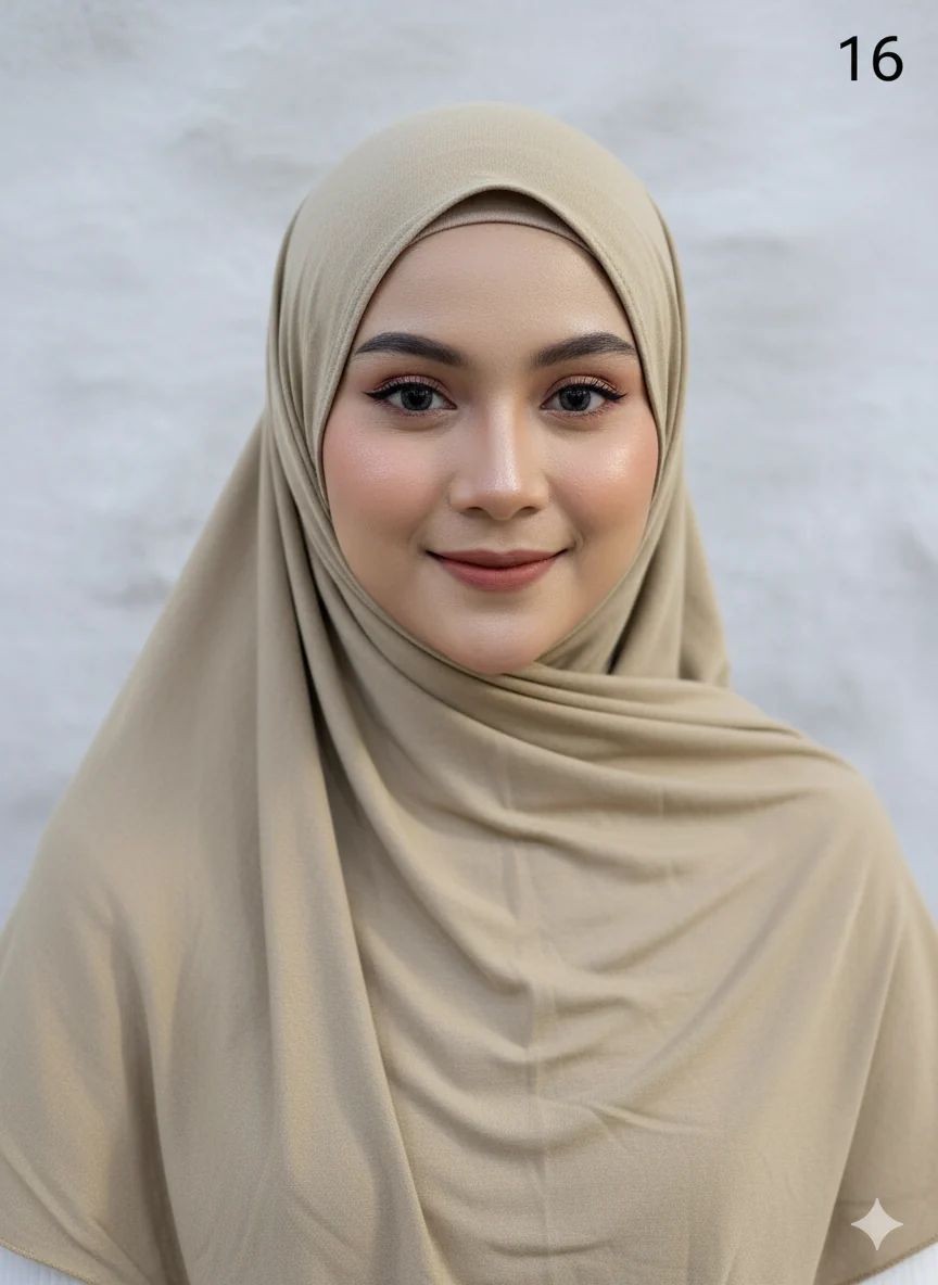 Jersey Stretchy Large Hijab - Image 17