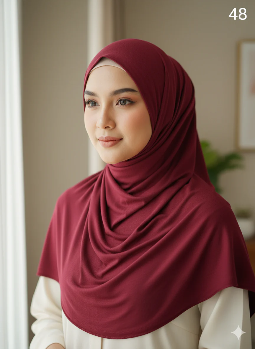 Jersey Stretchy Large Hijab - Image 20