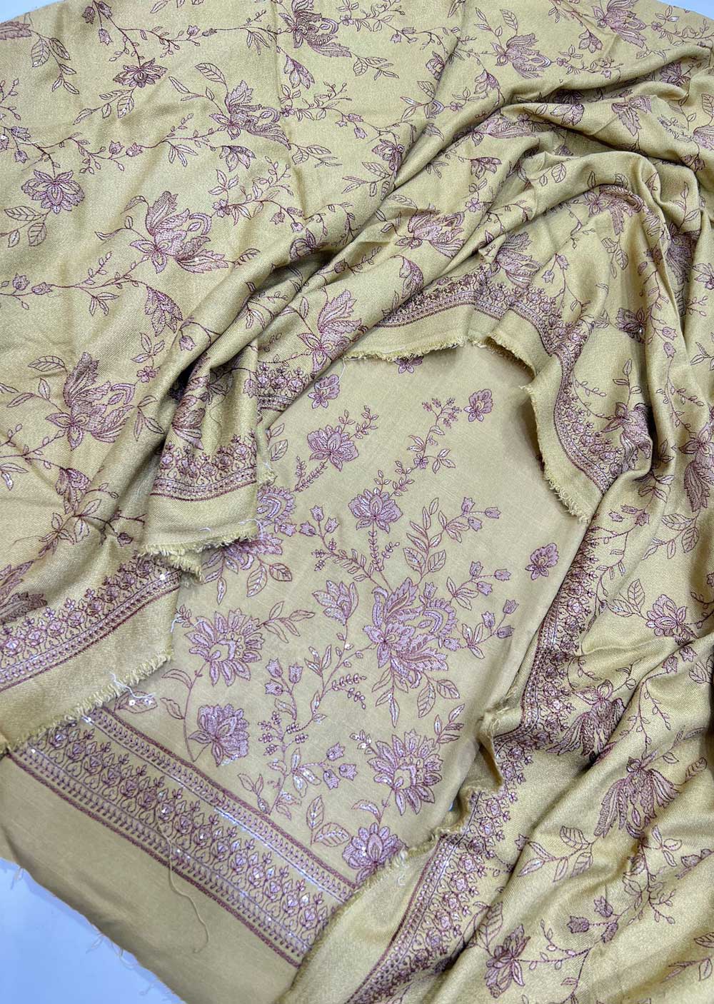 ABGL01 Gul-Noor - Unstitched Winter Suit - Image 4