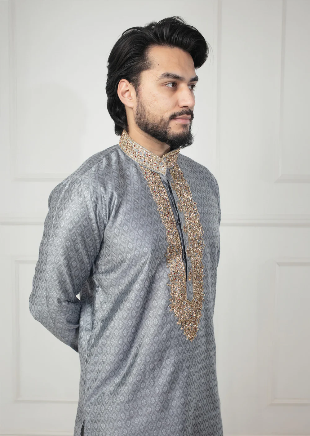 AK203 Father & Son Kurta Trouser - 5 Colours - Image 13