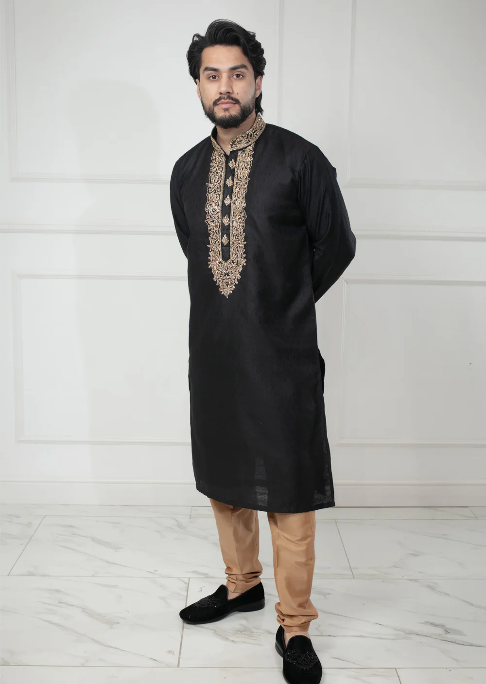 AK203 Father & Son Kurta Trouser - 5 Colours - Image 15