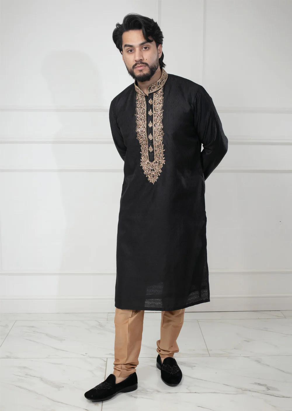 AK203 Father & Son Kurta Trouser - 5 Colours - Image 17