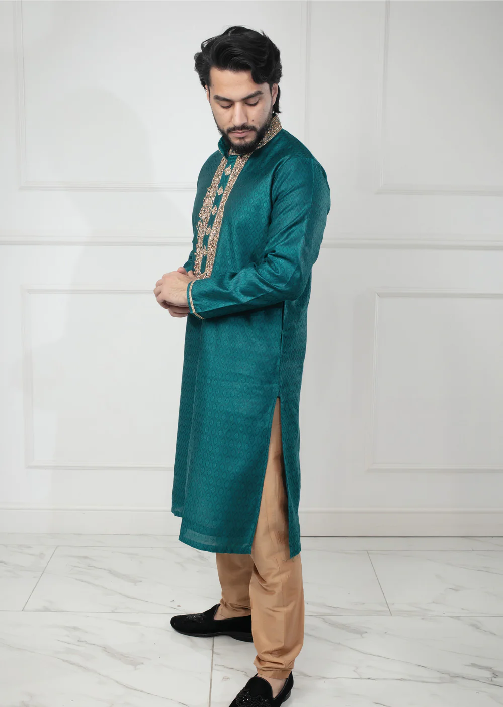 AK203 Father & Son Kurta Trouser - 5 Colours - Image 20