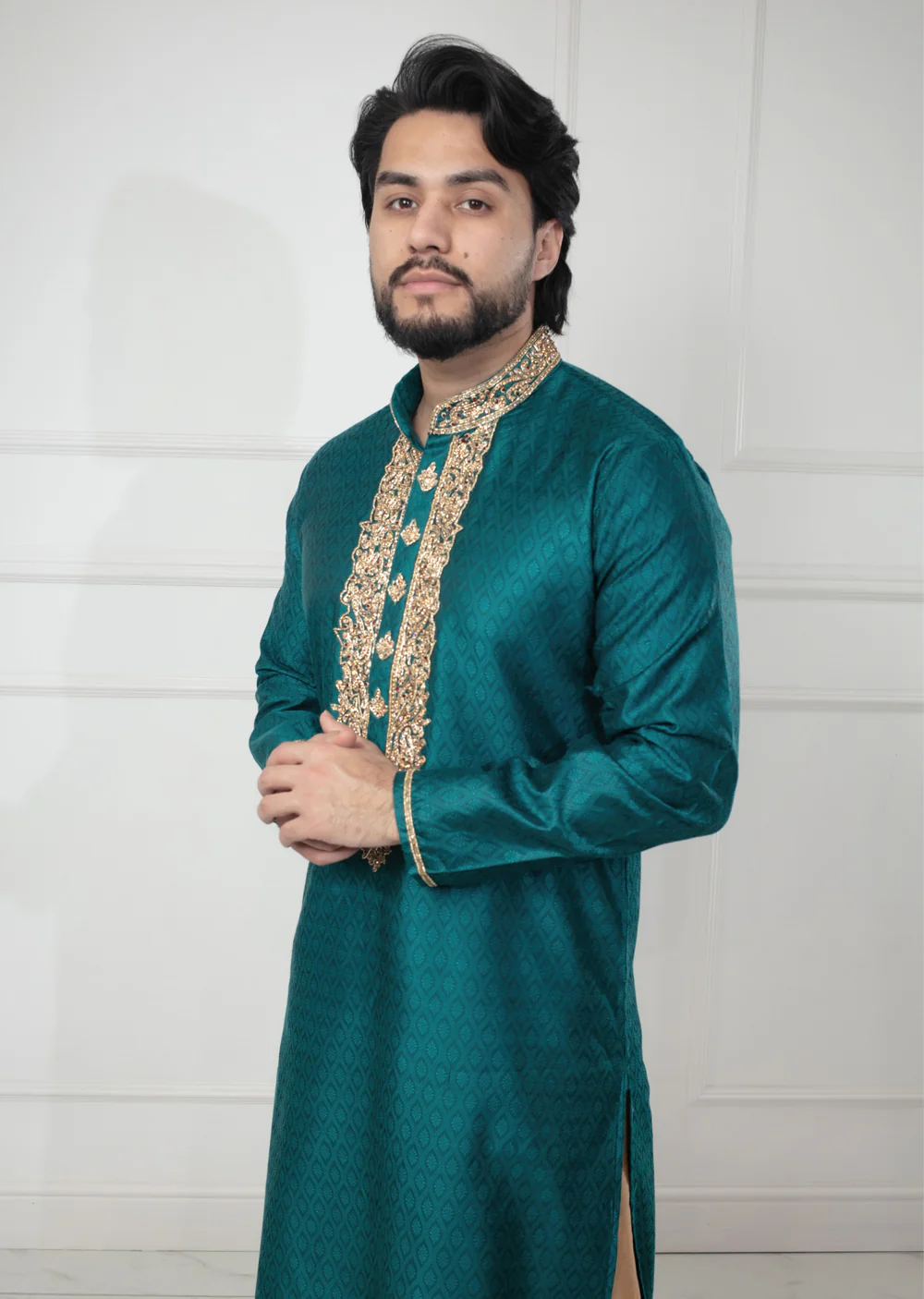 AK203 Father & Son Kurta Trouser - 5 Colours - Image 21