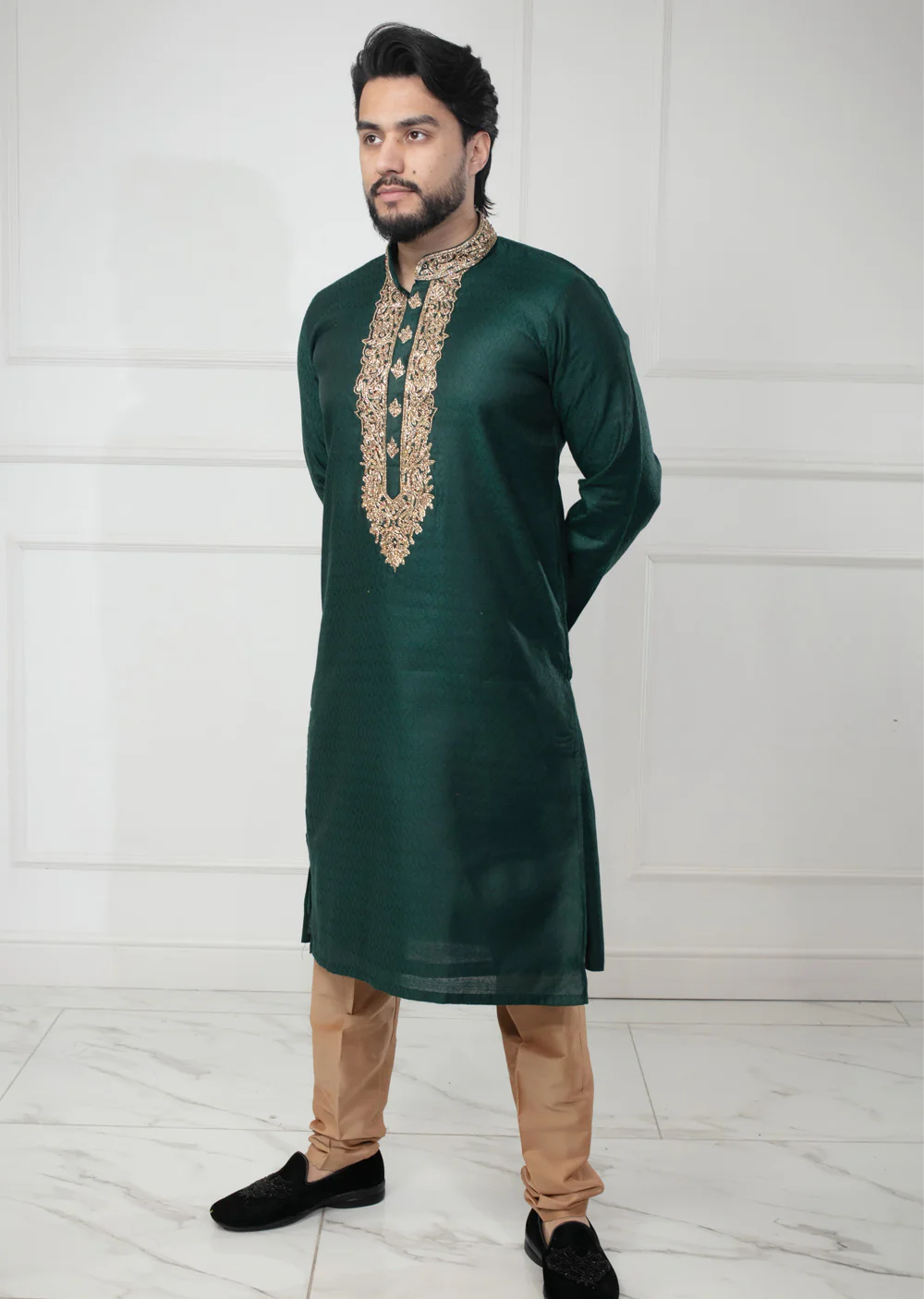 AK203 Father & Son Kurta Trouser - 5 Colours - Image 5