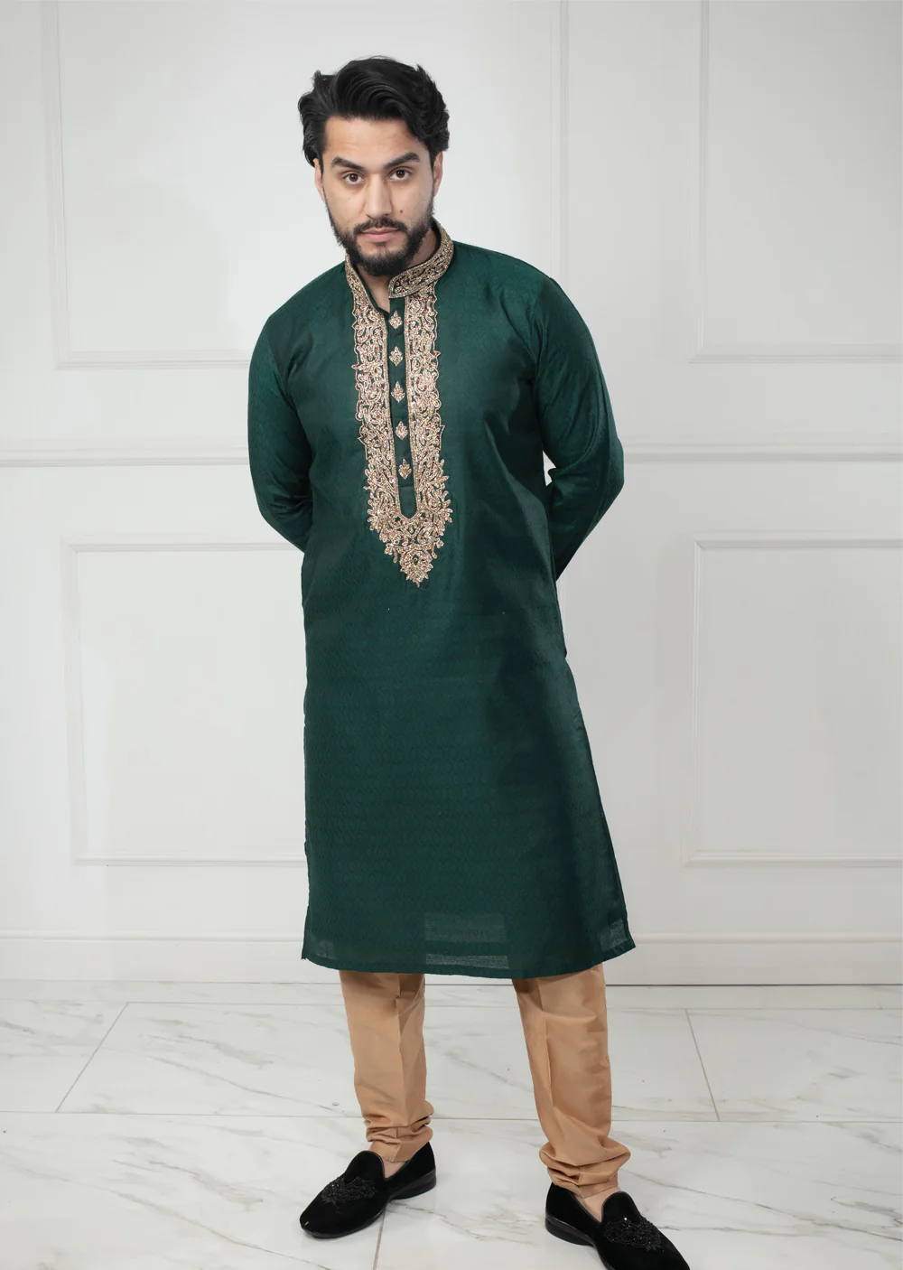 AK203 Father & Son Kurta Trouser - 5 Colours - Image 6
