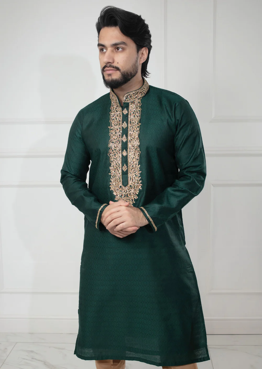AK203 Father & Son Kurta Trouser - 5 Colours - Image 9