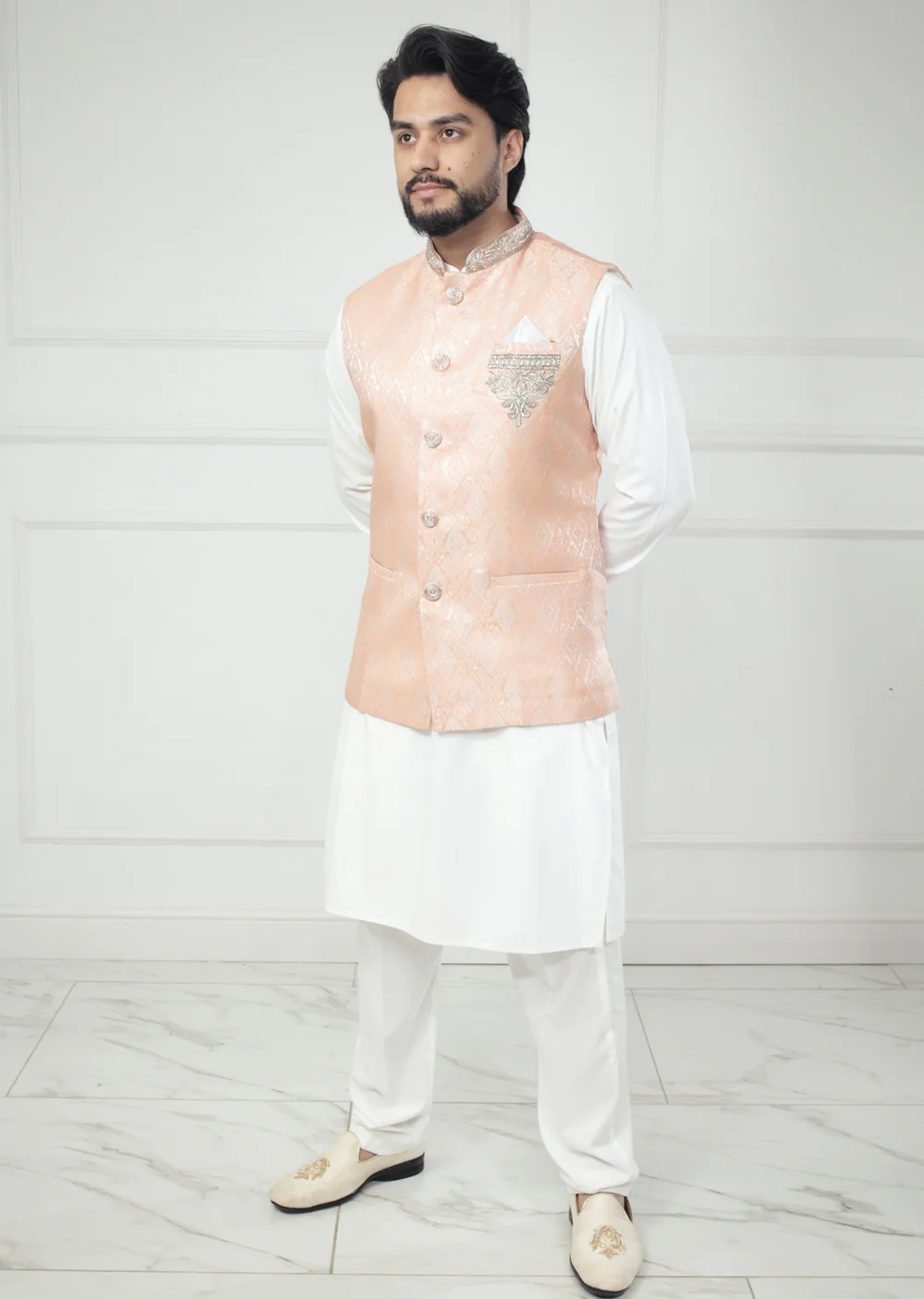 AK205 Fancy Waistcoat - Father & Son - 6 Colours