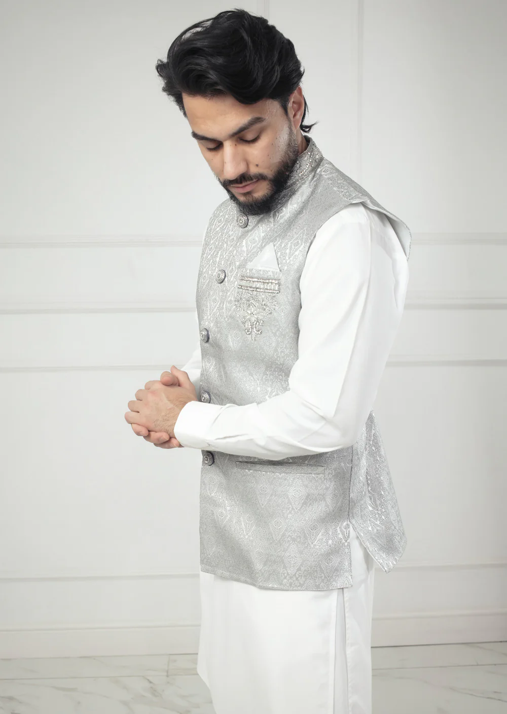 AK205 Fancy Waistcoat - Father & Son - 6 Colours - Image 13
