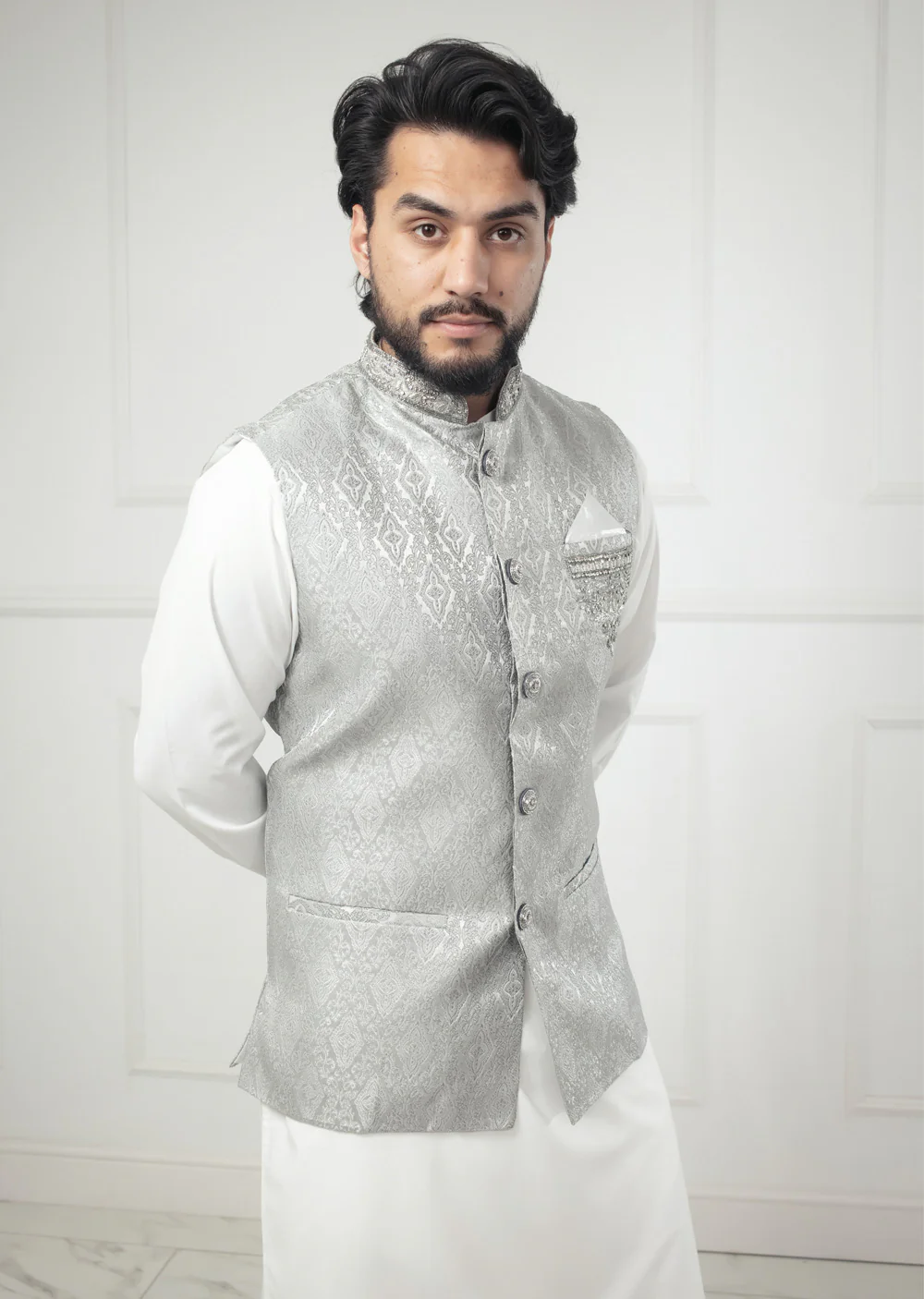 AK205 Fancy Waistcoat - Father & Son - 6 Colours - Image 14
