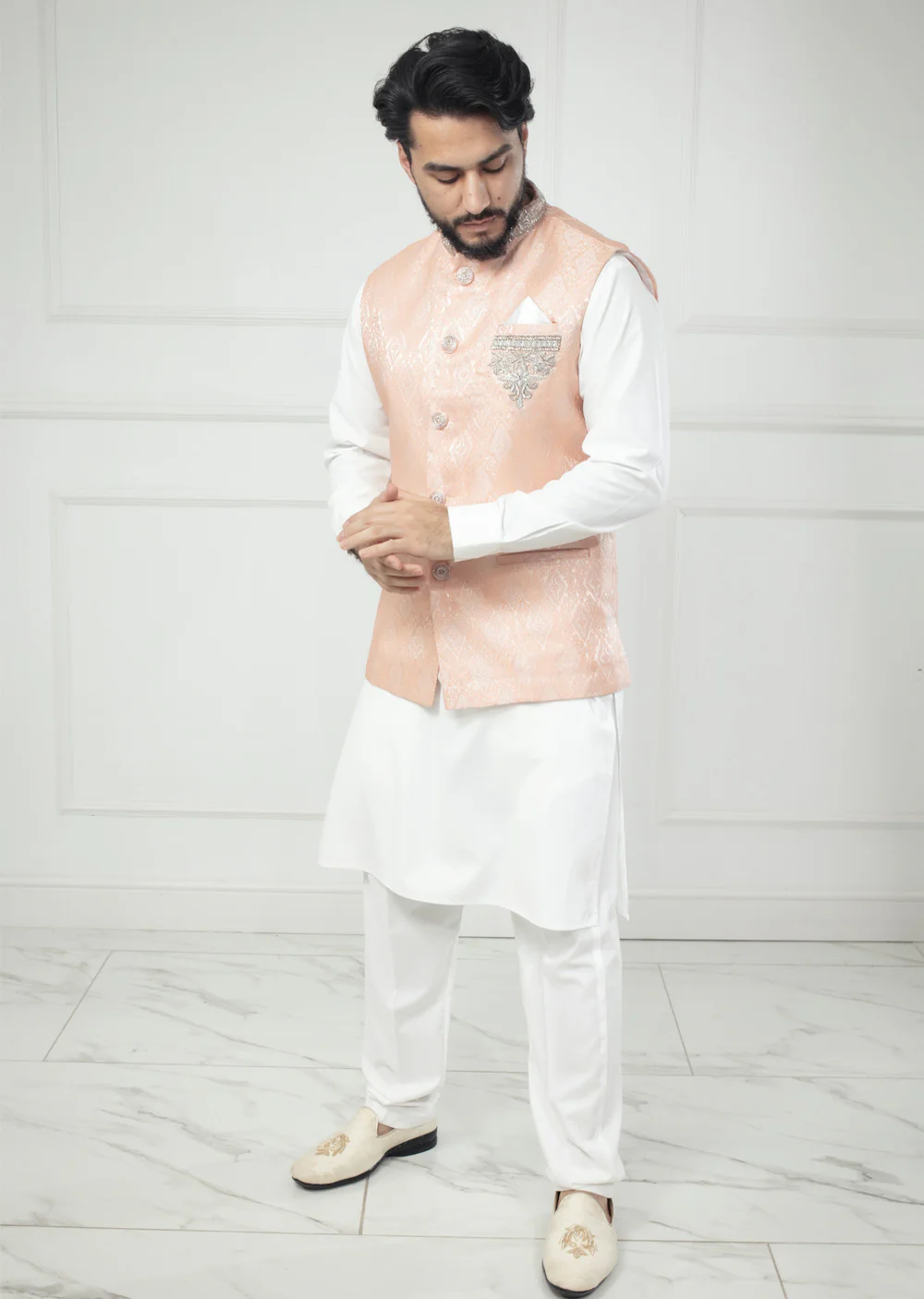 AK205 Fancy Waistcoat - Father & Son - 6 Colours - Image 3