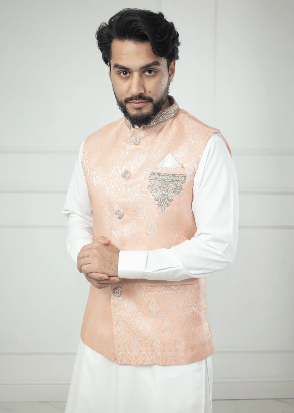 AK205 Fancy Waistcoat - Father & Son - 6 Colours - Image 4