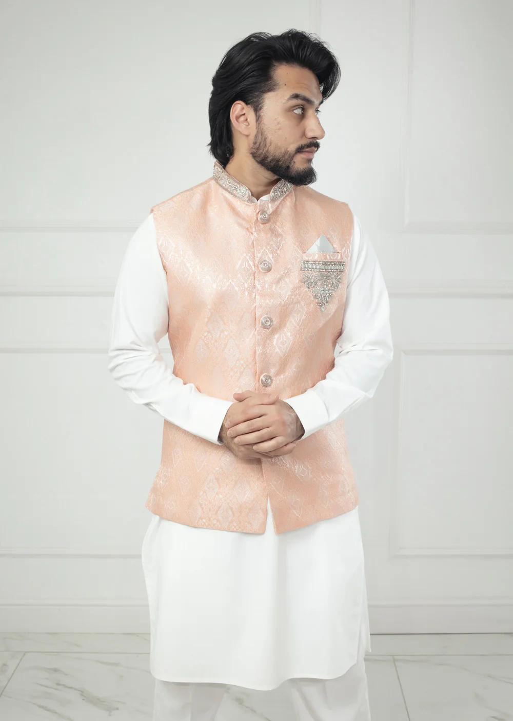 AK205 Fancy Waistcoat - Father & Son - 6 Colours - Image 5