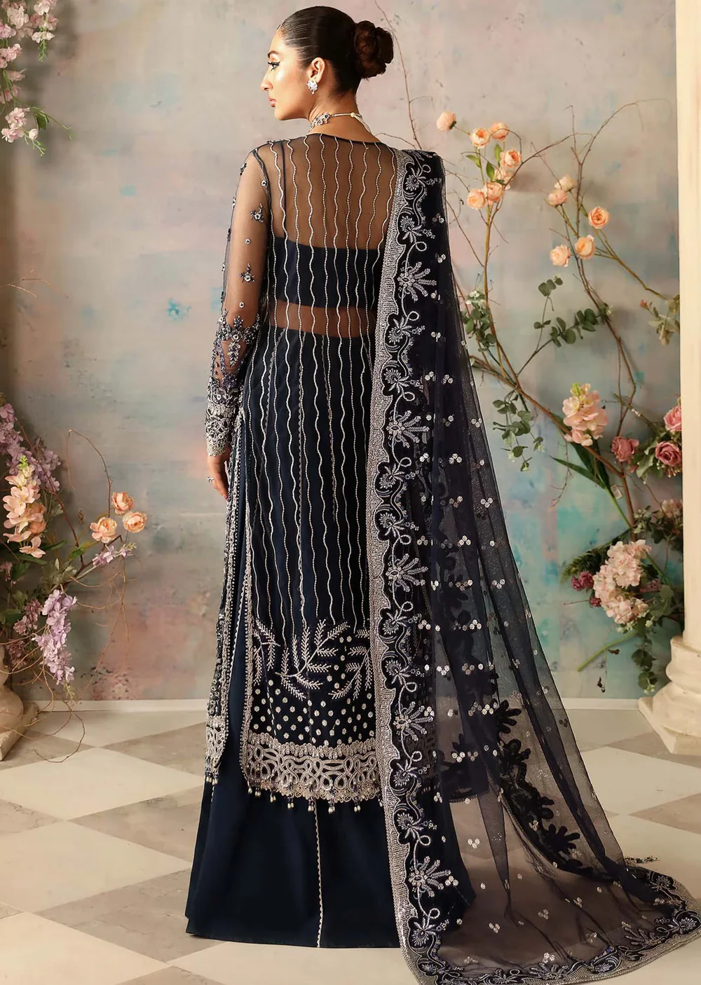 AKB-1539-R - Azur - Readymade - Aleia Luxury Formals by Akbar Aslam 2024 - Image 3
