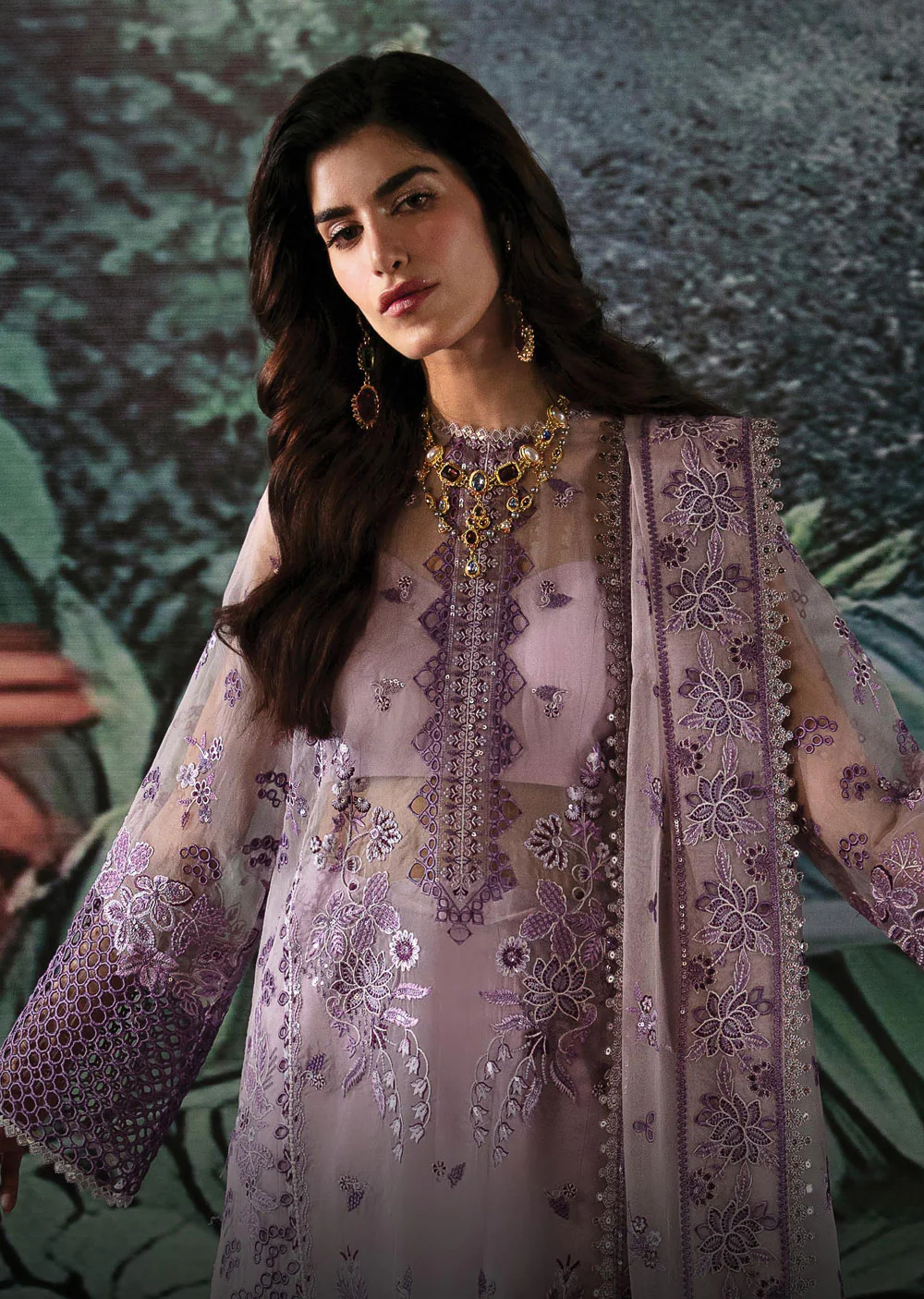 ALF24V-04 - Helen - Unstitched - La Fuchsia Festive Collection by Afrozeh 2024 - Image 2