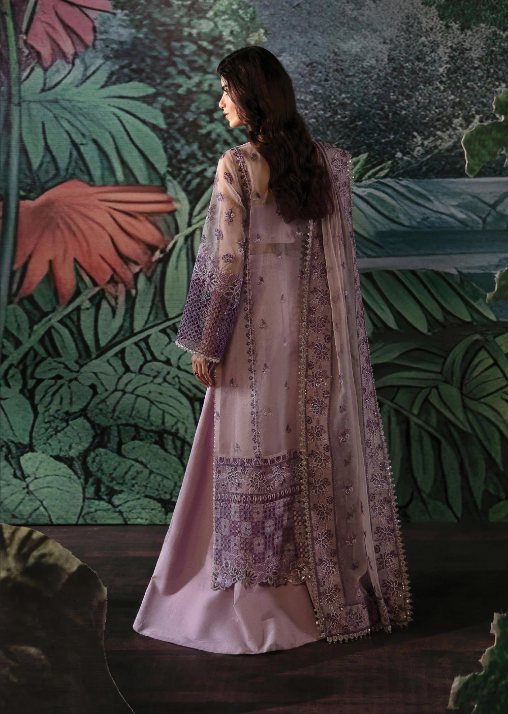 ALF24V-04 - Helen - Unstitched - La Fuchsia Festive Collection by Afrozeh 2024 - Image 3