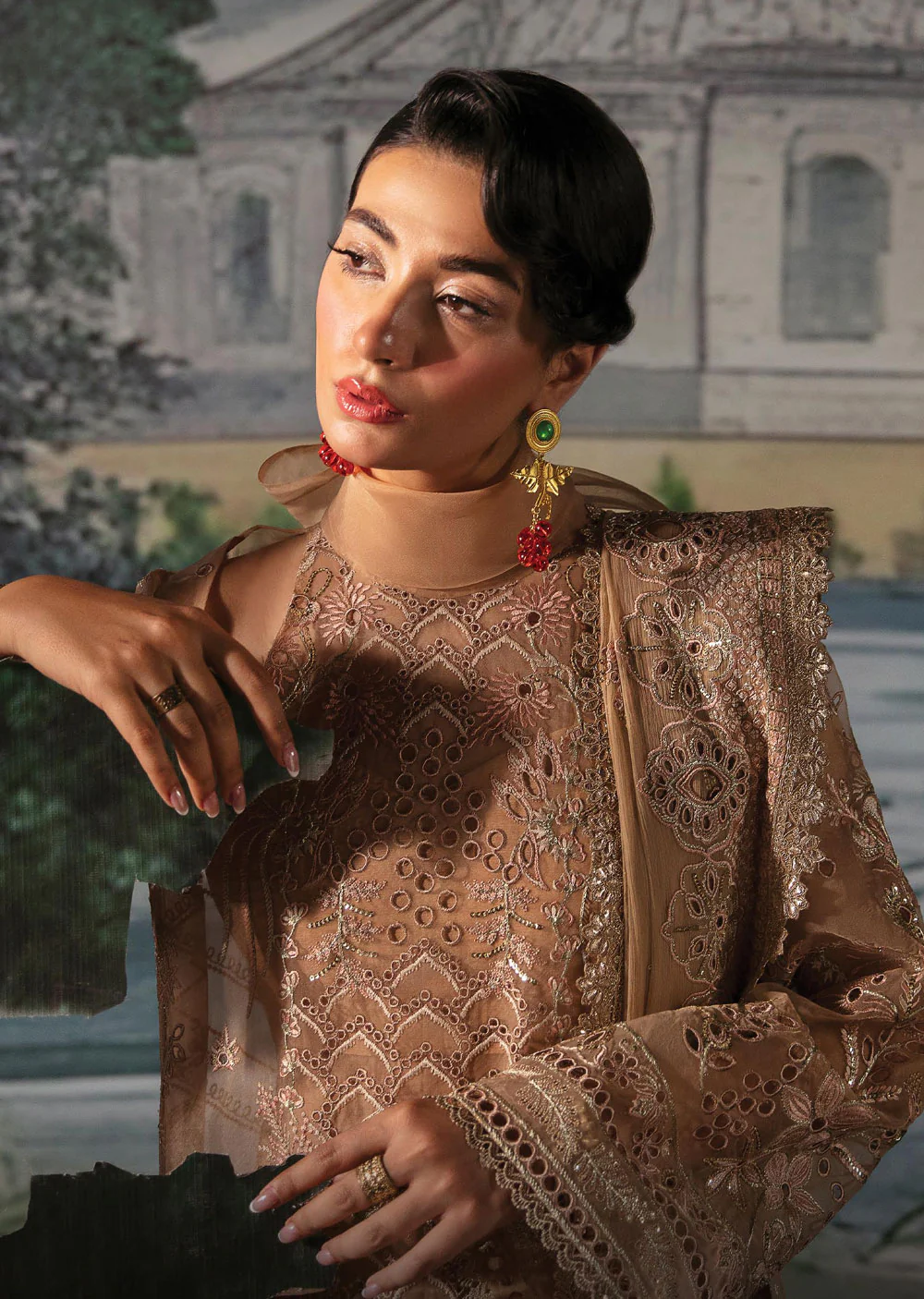 ALF24V-08-R - Reese - Readymade - La Fuchsia Festive Collection by Afrozeh 2024 - Image 2