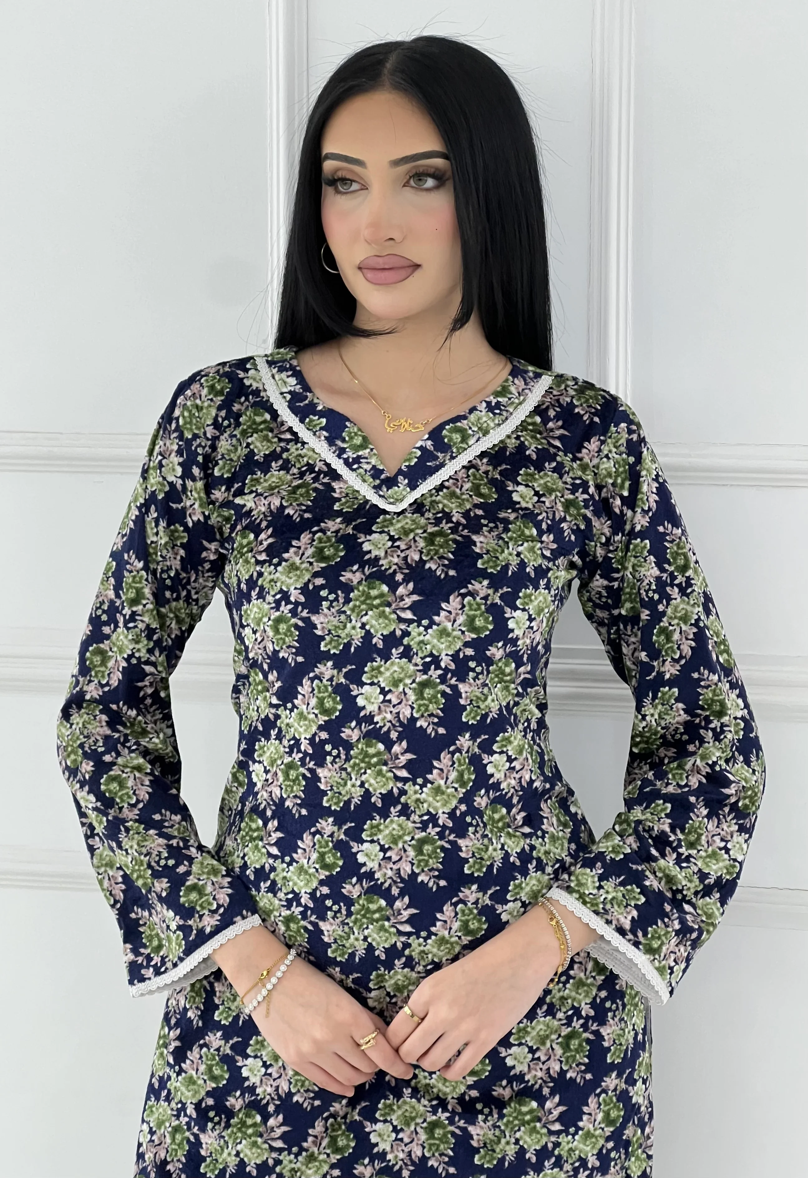 ALM-101 - PRINTED VELVET CO-ORD - Image 27