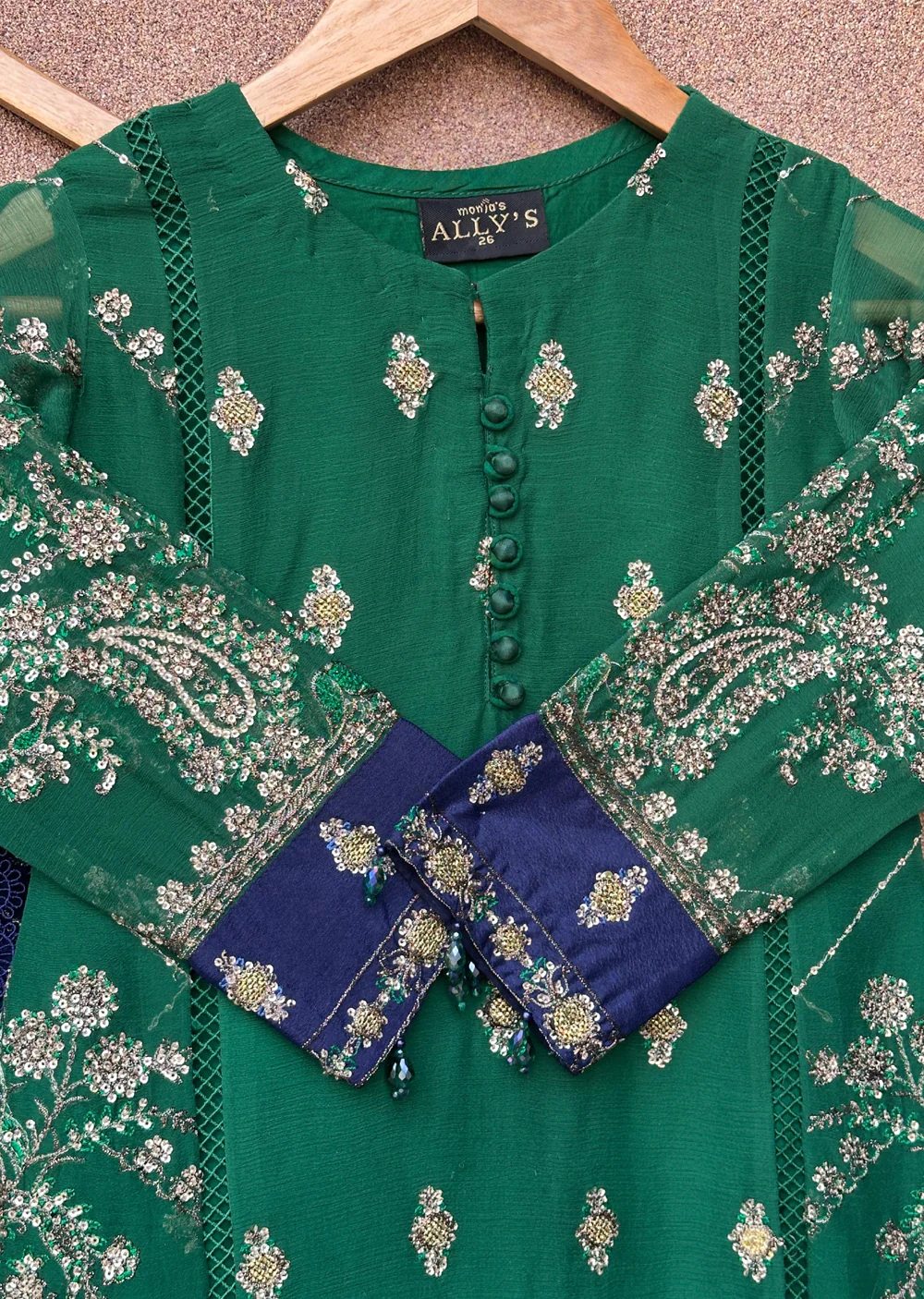ALYZ-04 - Green - Readymade Kids Winter Suit by Ally's 2025 - Image 6