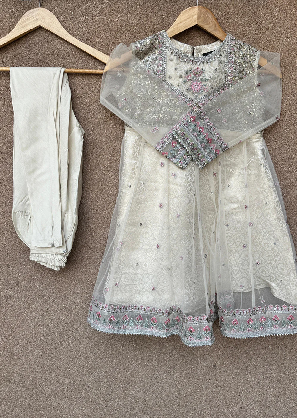 ALYZ-08 - White - Readymade Kids Winter Suit by Ally's 2025 - Image 5