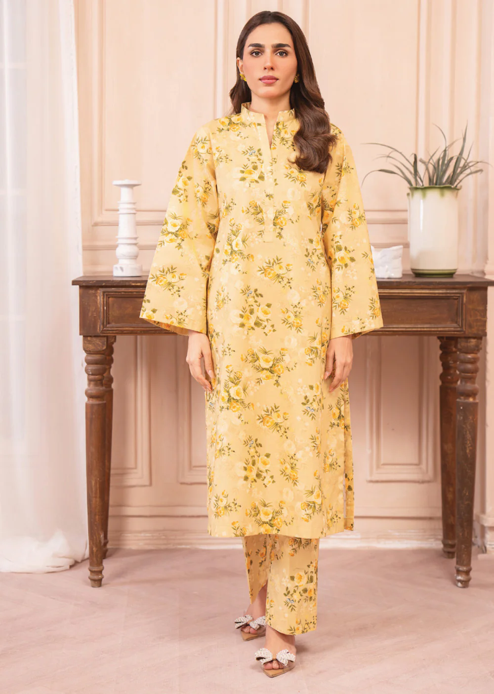 AMLU-08 - Yellow - Readymade Suit by Ally's 2025 - Image 4