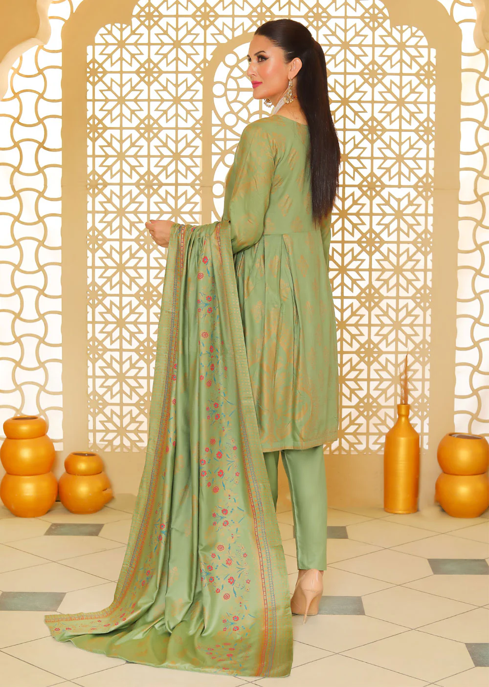 AMT44007-A Readymade Winter Linen Suit - Image 2