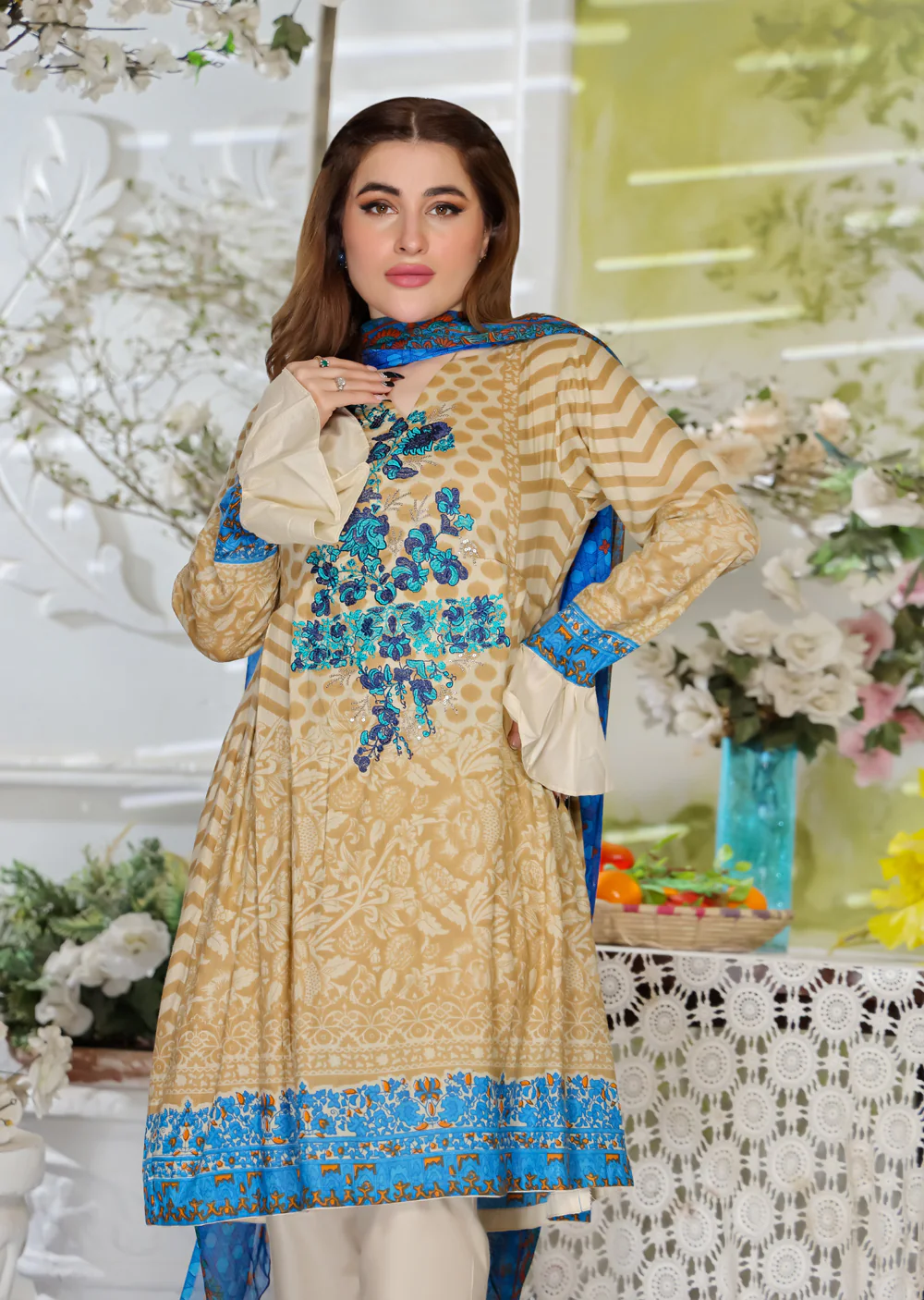 AMT47007C - Readymade Lawn Suit - Image 3