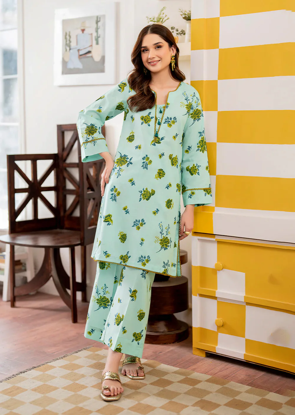 Aqua - Readymade 3 Piece Garnet Suit - Image 5
