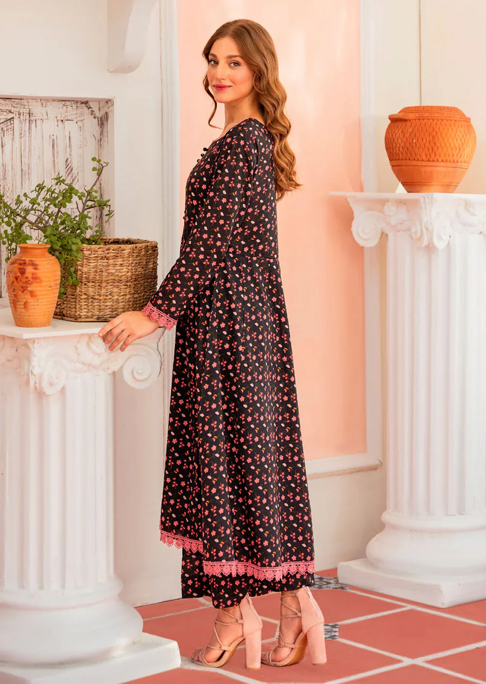 Rasin Readymade 3 Piece Cotton Lawn Suit - Image 2