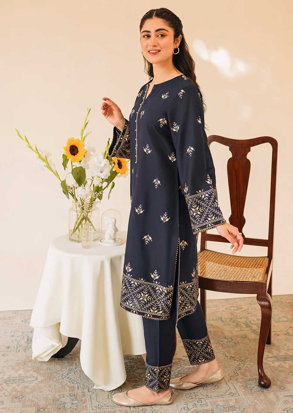 Aria Readymade 2 Piece Co-ord Lawn Suit - Image 5