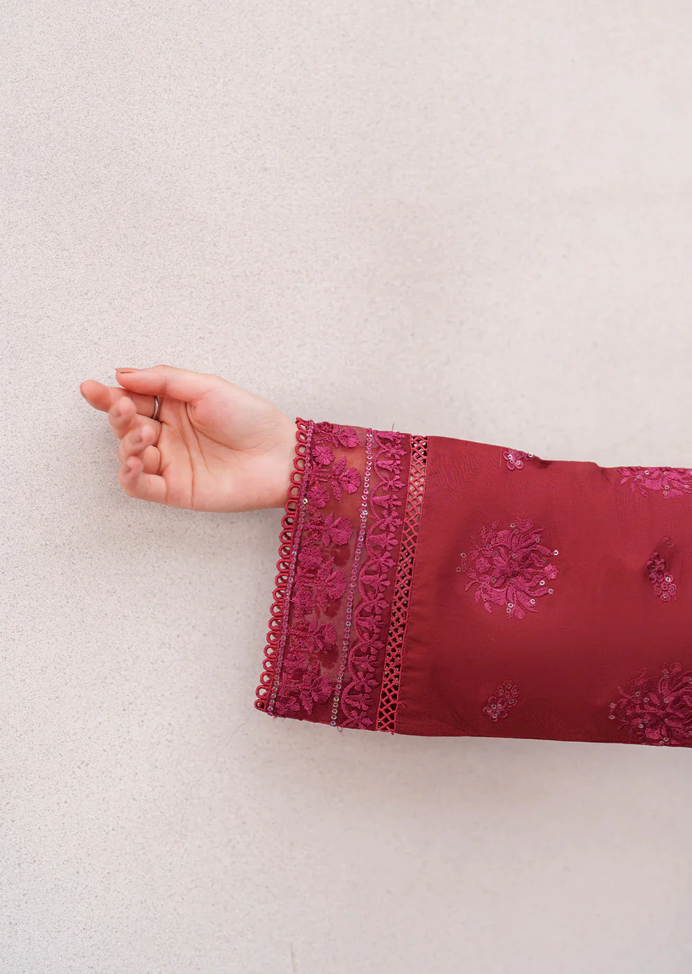 ARJUMAN- Readymade 3 Piece Cotton Suit - Image 2