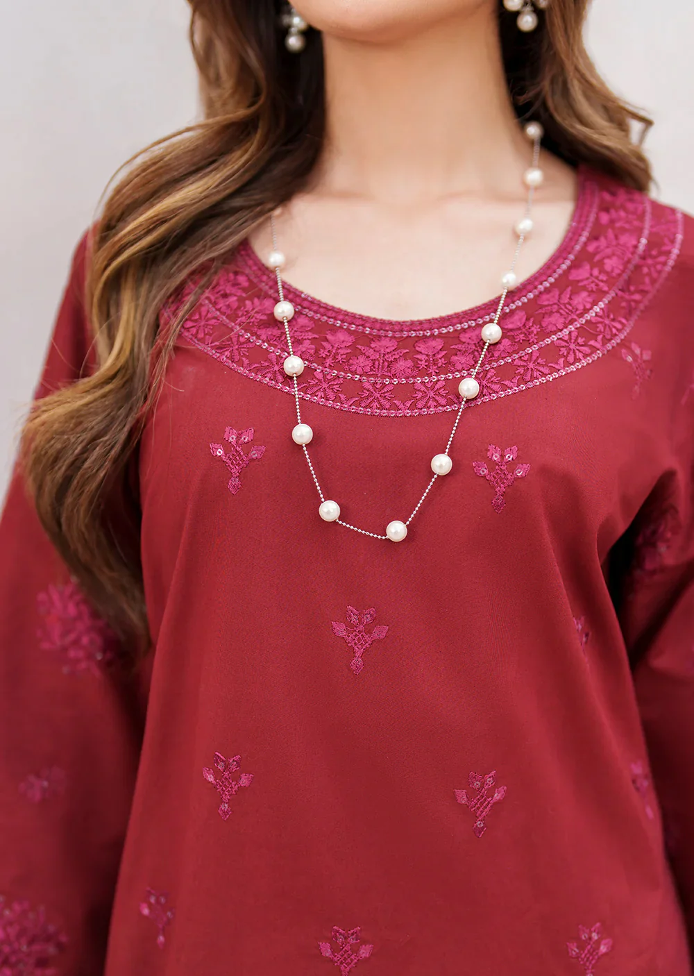 ARJUMAN- Readymade 3 Piece Cotton Suit - Image 4