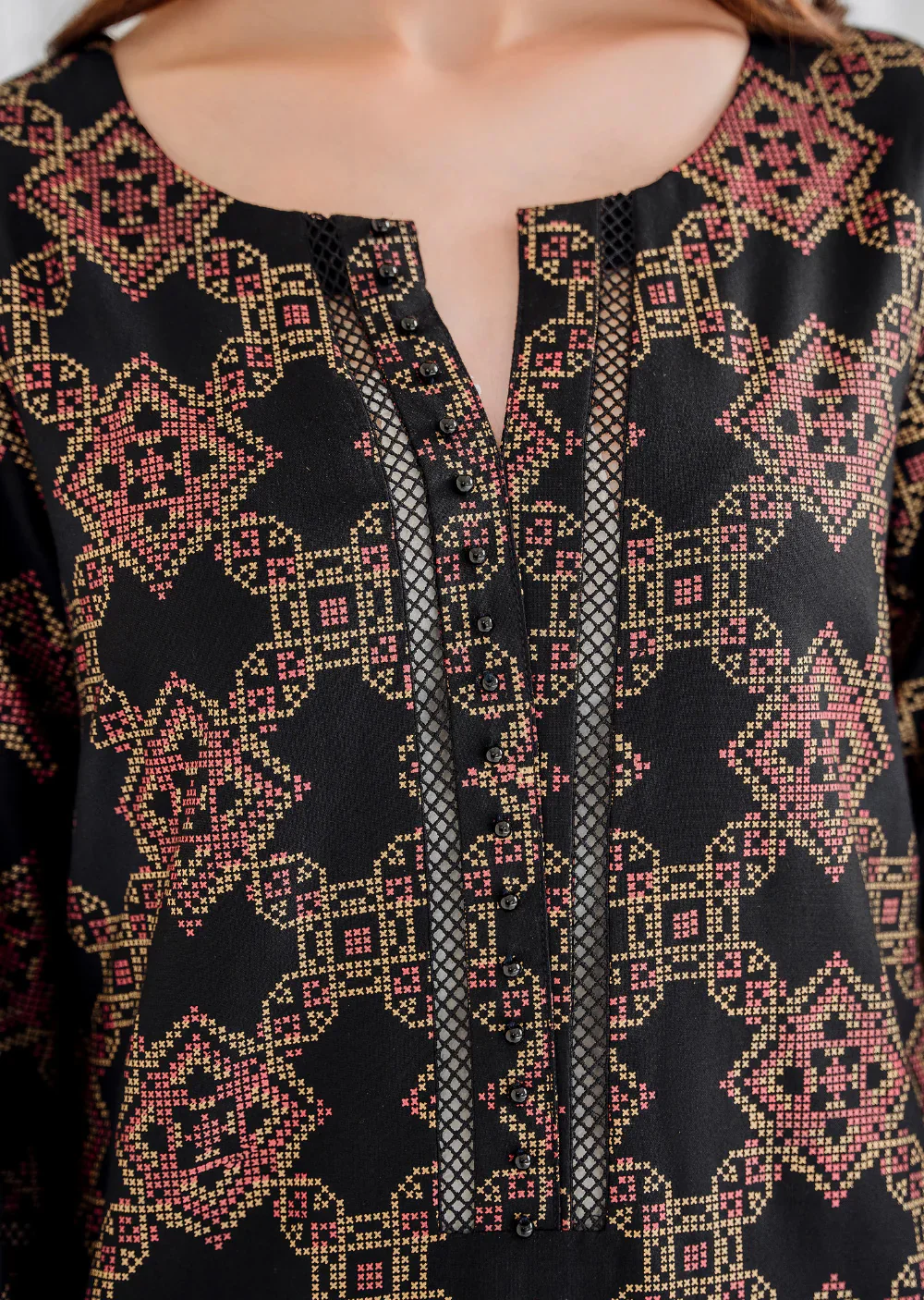 Arooshi - Readymade 3 Piece Garnet Suit - Image 6