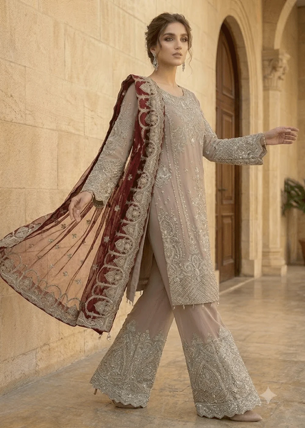 ARWS-07- Light Peach - Readymade - ARW Net Collection 2025 - Image 2