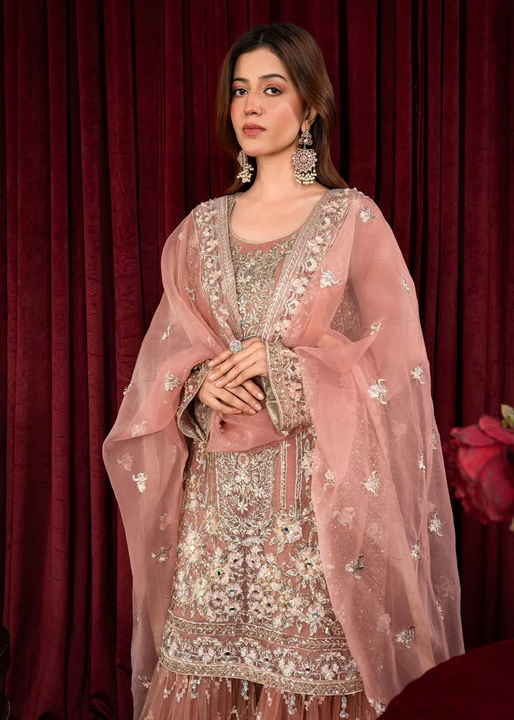 MARW-1602- Light Pink - Readymade Wedding Wear Outfit