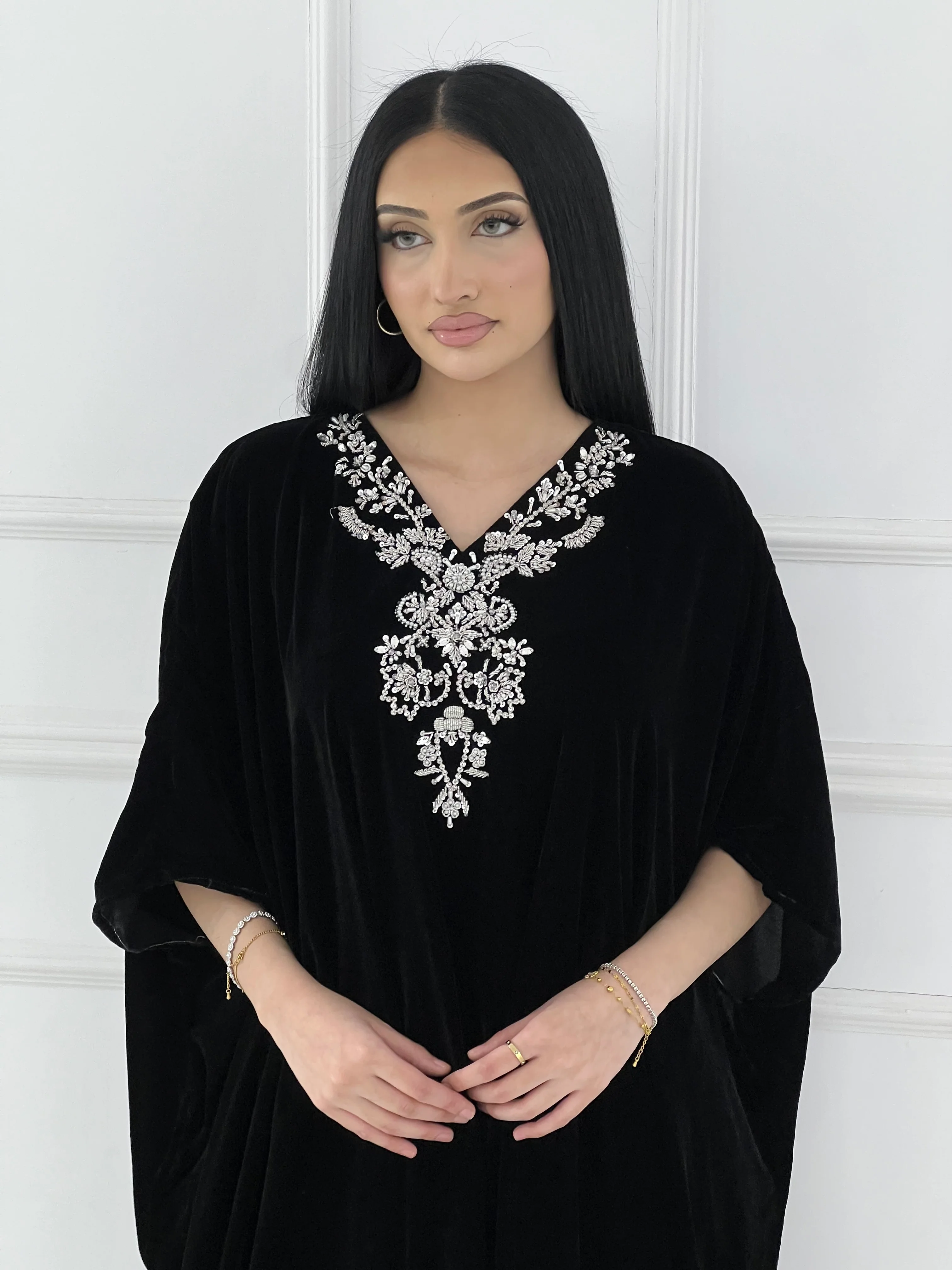 ASB-17 - Readymade Velvet Kaftan - Image 2