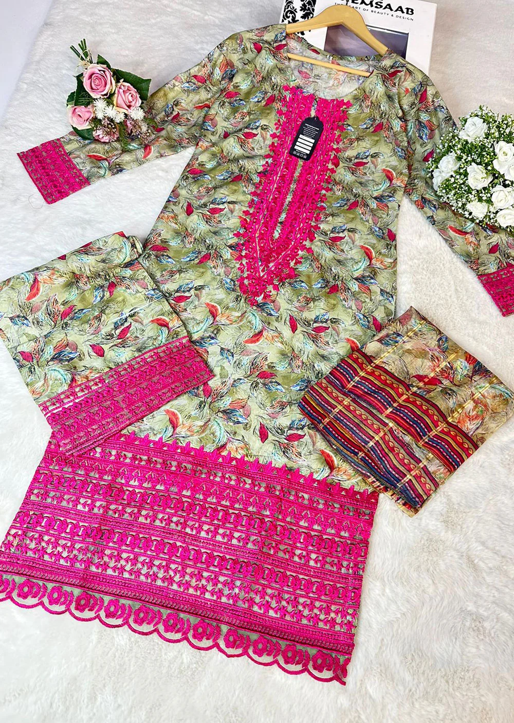 ASK610 Readymade Printed Lawn Suit - Image 2
