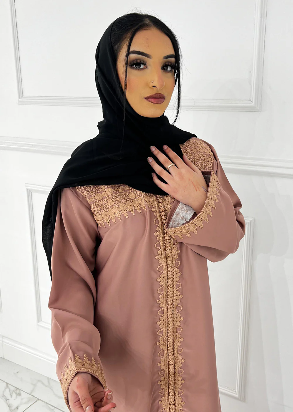 ASL-251 -Sanya -Ladies Fancy Abaya - Image 2