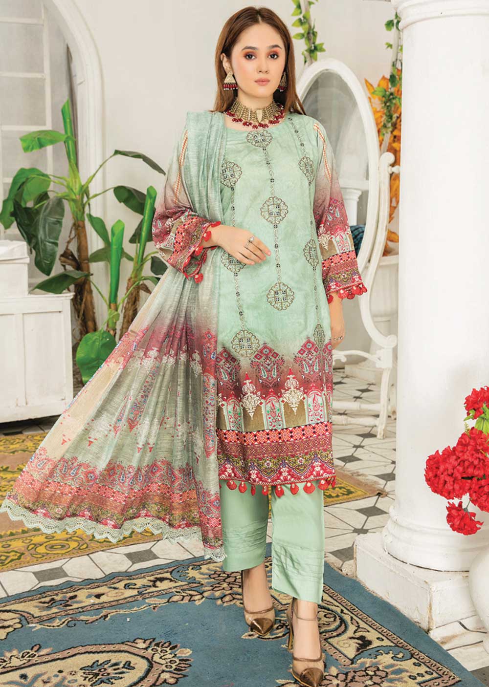 TAT-01 - Unstitched - Abisha Fabrics Vol 26
