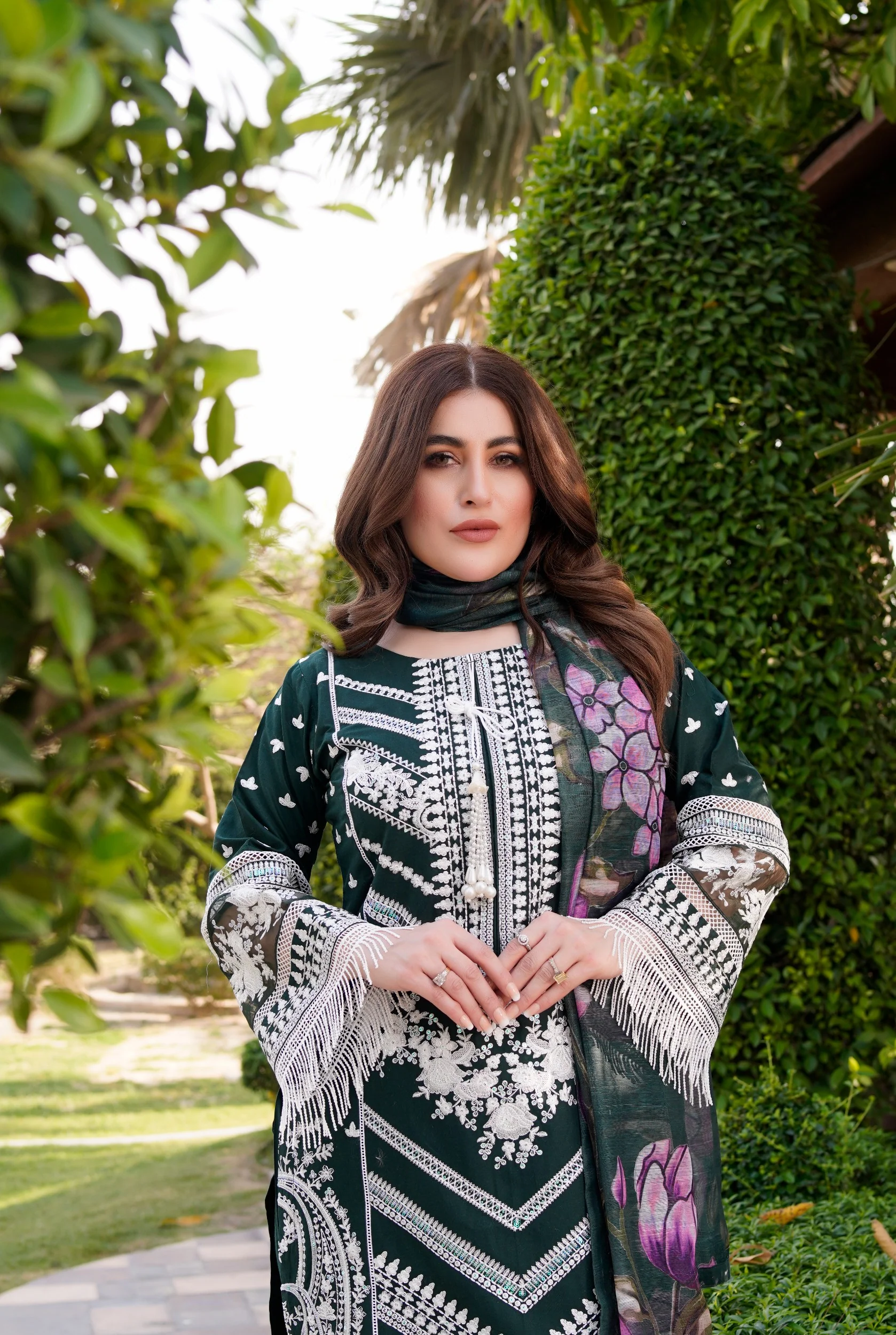 ATR-1129 - Green - Sehrish B Lux Linen - Image 8