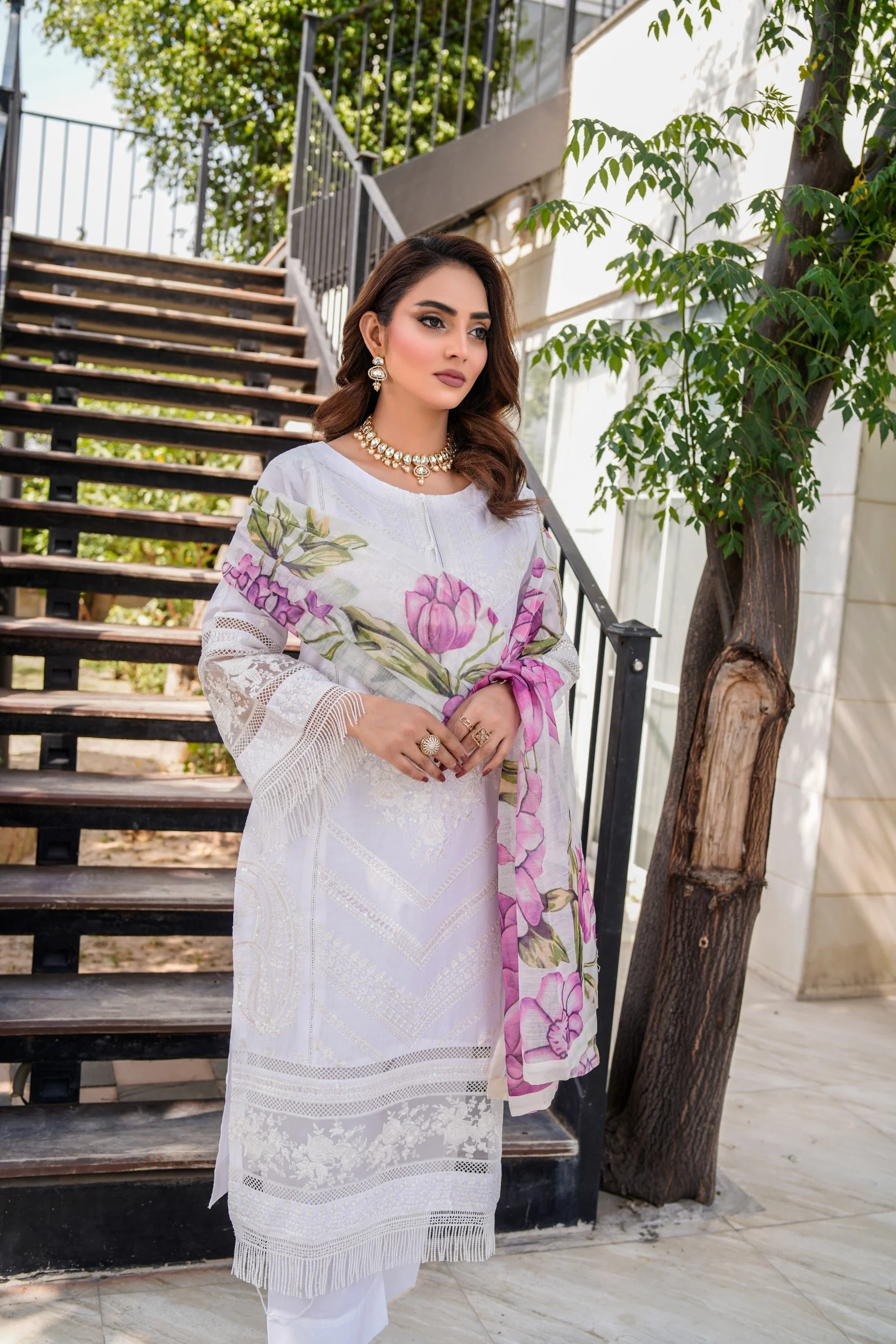 ATR-1129 - Offwhite - Sehrish B Lux Linen - Image 2
