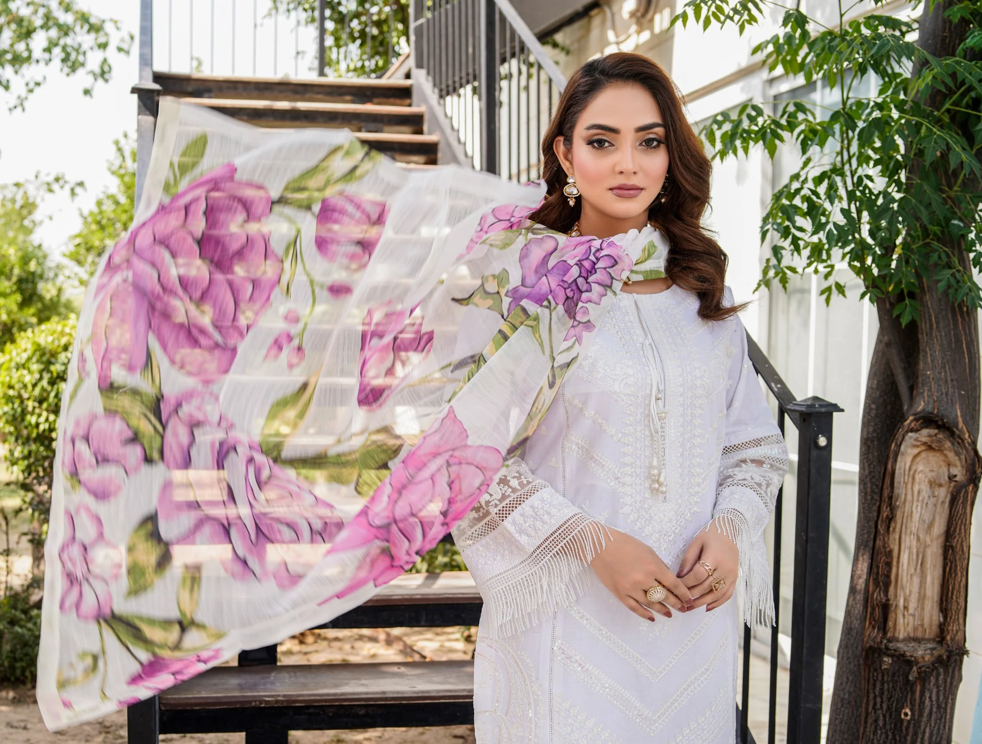 ATR-1129 - Offwhite - Sehrish B Lux Linen - Image 3