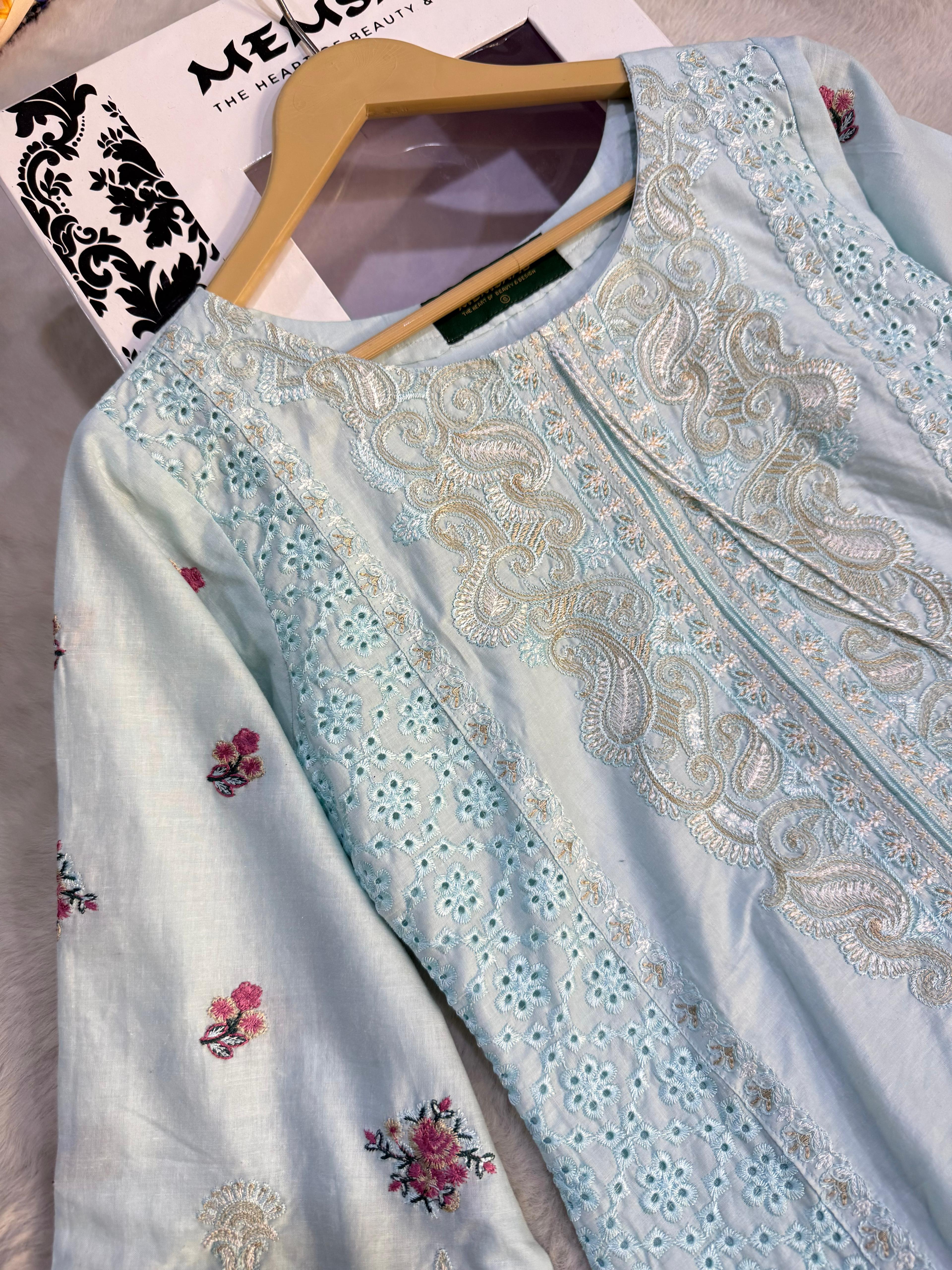 ATR-1136-Ferozi- Sehrish B Lux Cotton - Image 3