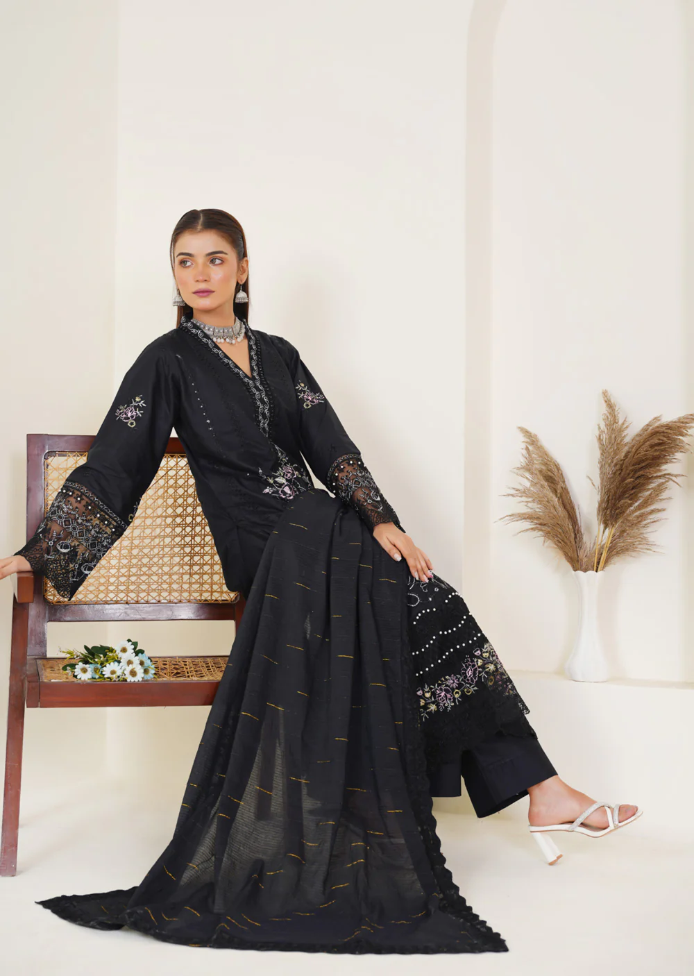 ATR-1156- Readymade Sehrish B Lux Cotton - Image 10