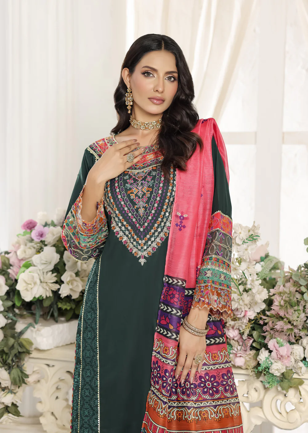 ATR-1157- Readymade Sehrish B Lux Cotton - Image 9