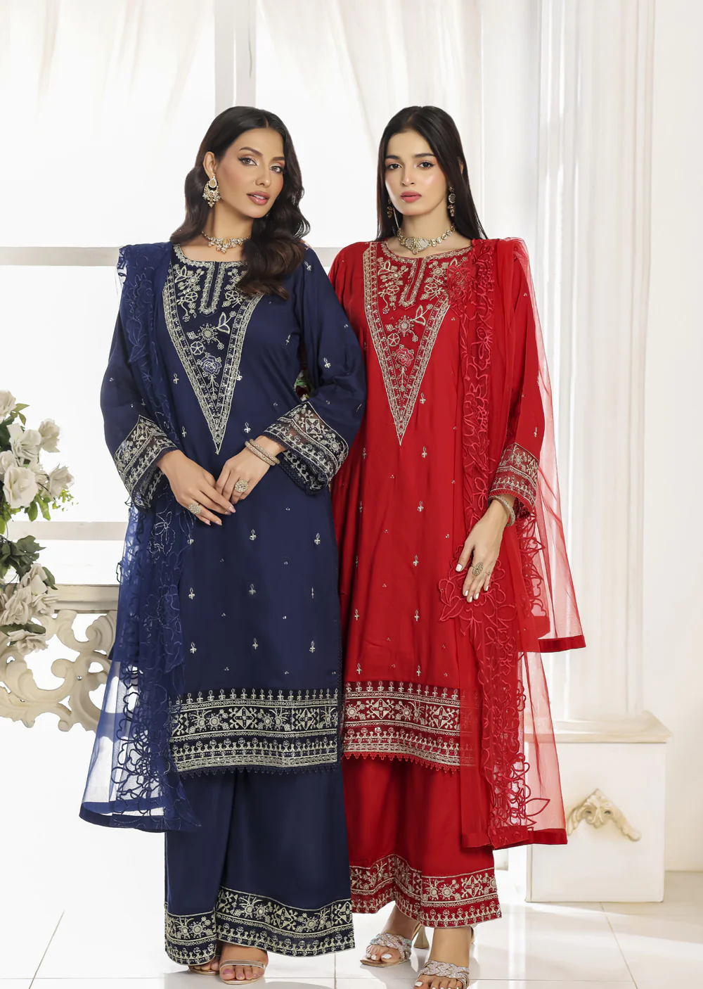 ATR-1167- Readymade Sehrish B Lux Cotton