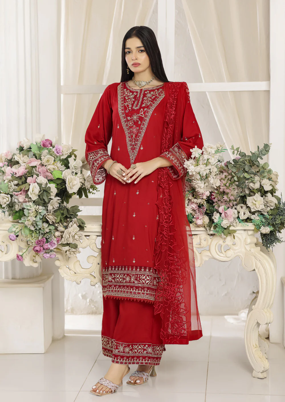 ATR-1167- Readymade Sehrish B Lux Cotton - Image 11
