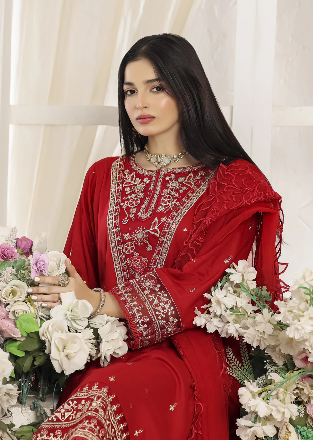 ATR-1167- Readymade Sehrish B Lux Cotton - Image 9